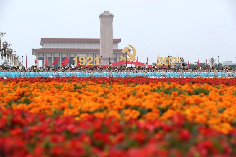 紅心向黨 禮贊百年?——省建科院組織收聽收看建黨100周年慶祝大會(圖4)